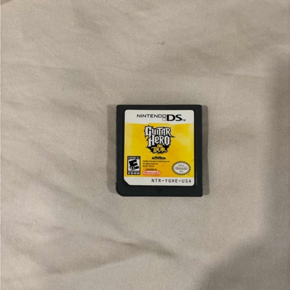 Nintendo DS Guitar Hero Game​​​​​